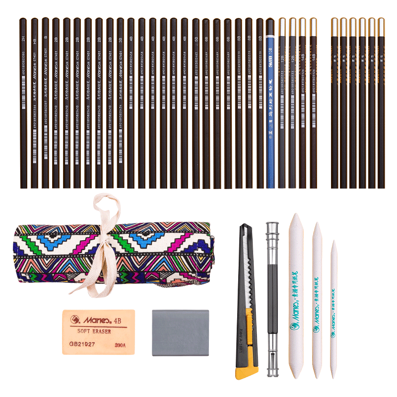 马利牌铅笔素描工具套装