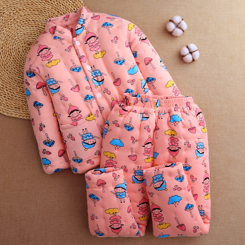 纯棉花手工棉袄棉裤套装中大童加厚弹力保暖冬季儿童棉衣居家校服,童装/婴儿装/亲子装,套装,淘宝优惠券,粉丝福利购,淘宝优惠卷