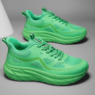 无碳板儿童跑步鞋超轻减震黑武士运动鞋夏季网面透气青少年跑鞋男