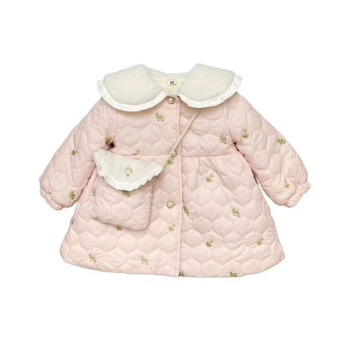 Демисезонный пуховик, детская утепленная стеганая хлопковая удерживающая тепло куртка, коллекция 2023, в западном стиле