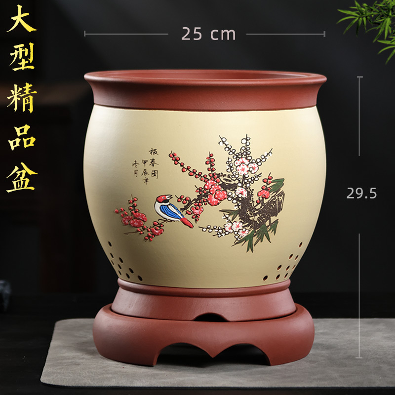 透气紫砂大口径适种广室内百搭