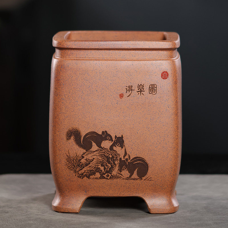 个性创意精品紫砂花盆
