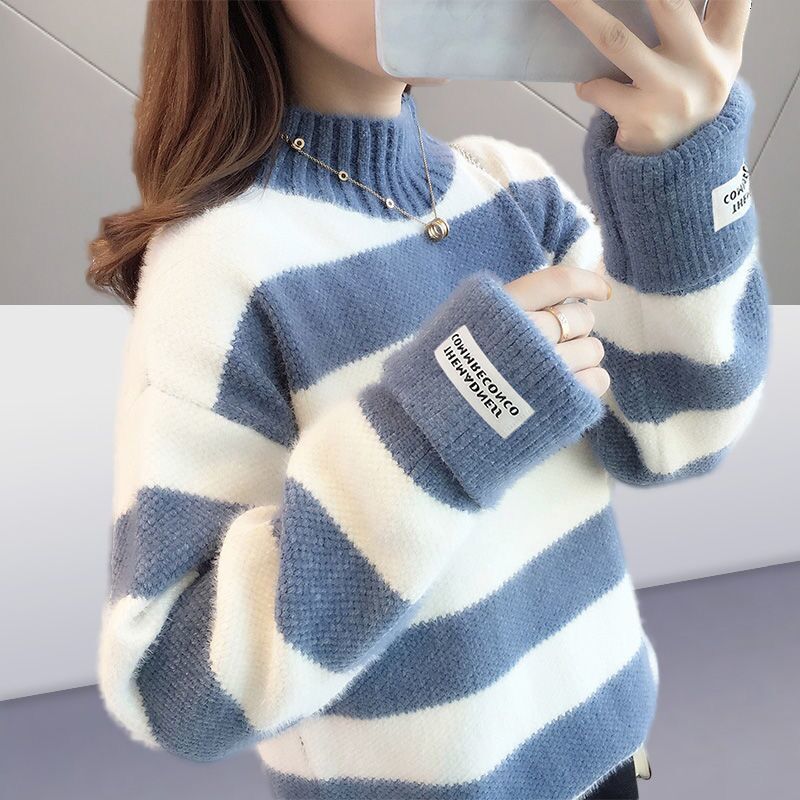 雪尼尔高领加绒毛衣女加厚冬装2025年新款保暖打底衫秋冬洋气内