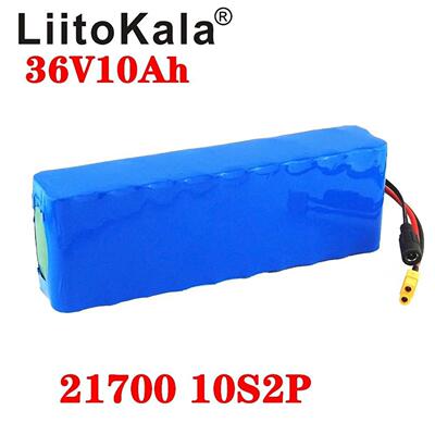 LiitoKala 10S2P 36V 10Ah电动车电池组 21700 5000mAh 电池
