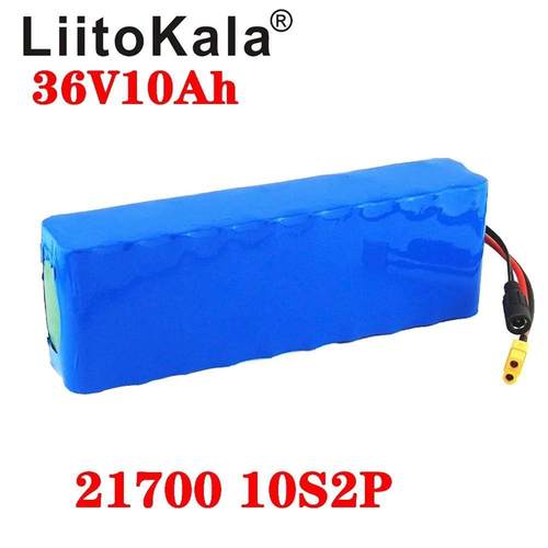 LiitoKala 10S2P 36V 10Ah电动车电池组 21700 5000mAh 电池