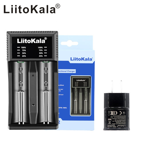 liitokala  lii-C2 21700 18650 26650 16340 14500 充电器+5V2A
