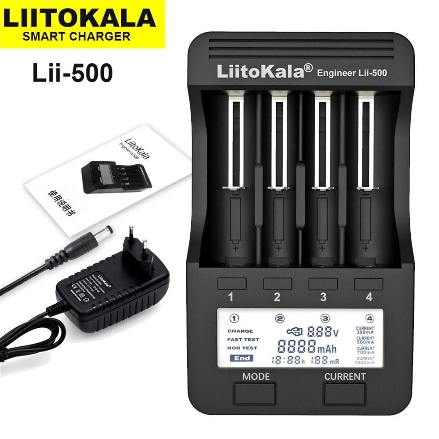 lii-500 7号5号电池18650充电器21700 26650 同BC3100容量测试仪