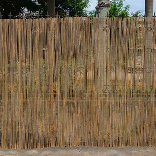 竹枝竹篱笆栅栏围栏户外庭院花园防腐护栏阳台竹子装饰屋顶吊顶