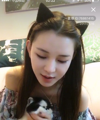 甜美风表演儿童头饰品猫耳朵发箍
