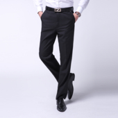 西裤 修身 商务休闲中青年职业黑色西服正装 萨巴维春秋男士 长裤 子