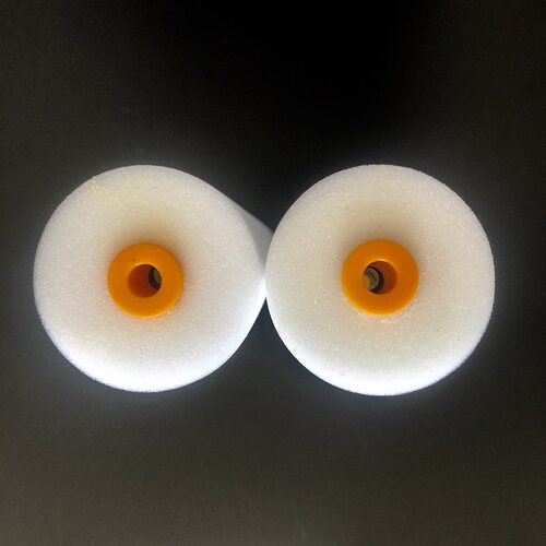 9寸海绵滚筒刷50mm70mm直径进口油性海绵耐溶剂刷墙家装五金工具