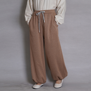 向阳 男女同款 灯笼裤 汉服搭配 醋酸羊绒秋冬厚款 漫春雪