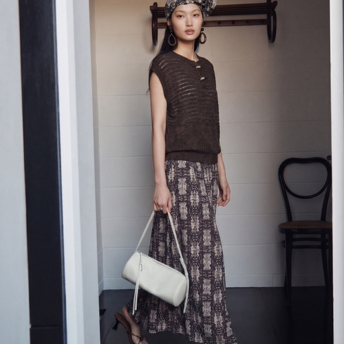 SIEGO金银线莱赛尔复古勾花针织64637504