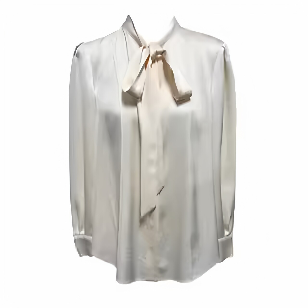 Siego西蔻柔软丝绸面料醋酸飘带长袖衬衫64344302