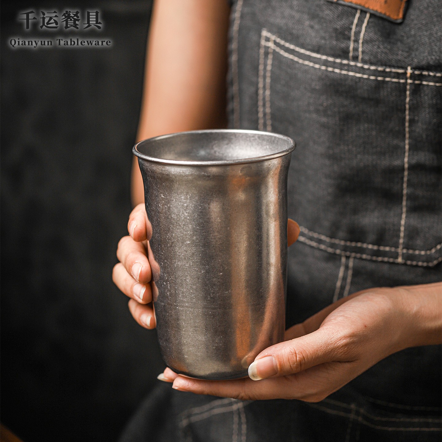 304不锈钢单层大容量啤酒杯