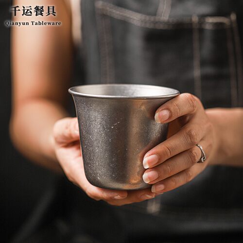 304不锈钢咖啡杯果汁杯冷饮杯