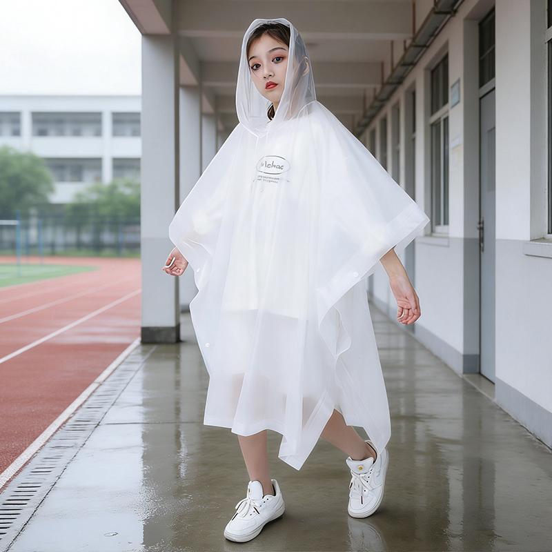 上学专用小学生可背包儿童雨衣图片