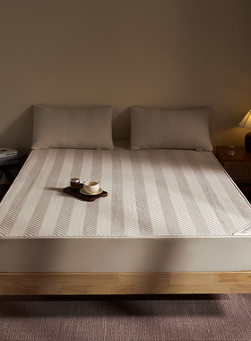 本色棉麻床笠 自然睡眠 原色更健康席梦思保护罩保护垫床包围定制