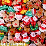 Рождественское мультяшное ювелирное украшение, маленькие аксессуары, кремовый аксессуар для волос, чехол для телефона, DIY