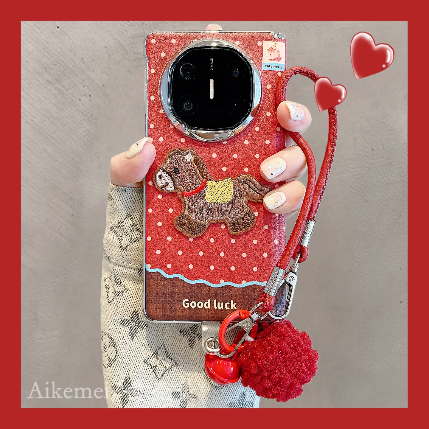 适用华为mateX7典藏版卡通手机壳