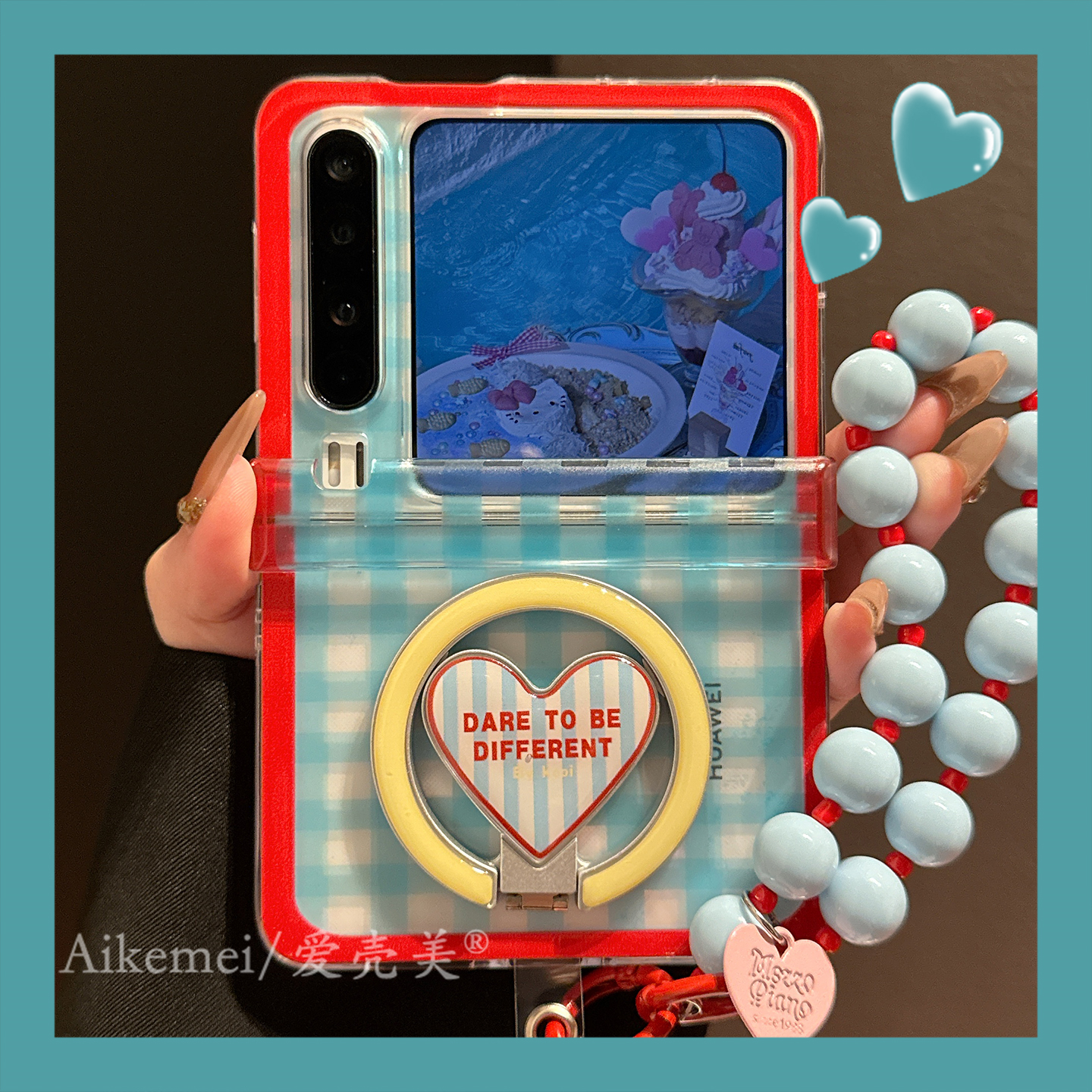 适用华为PuraX典藏版格子手机壳