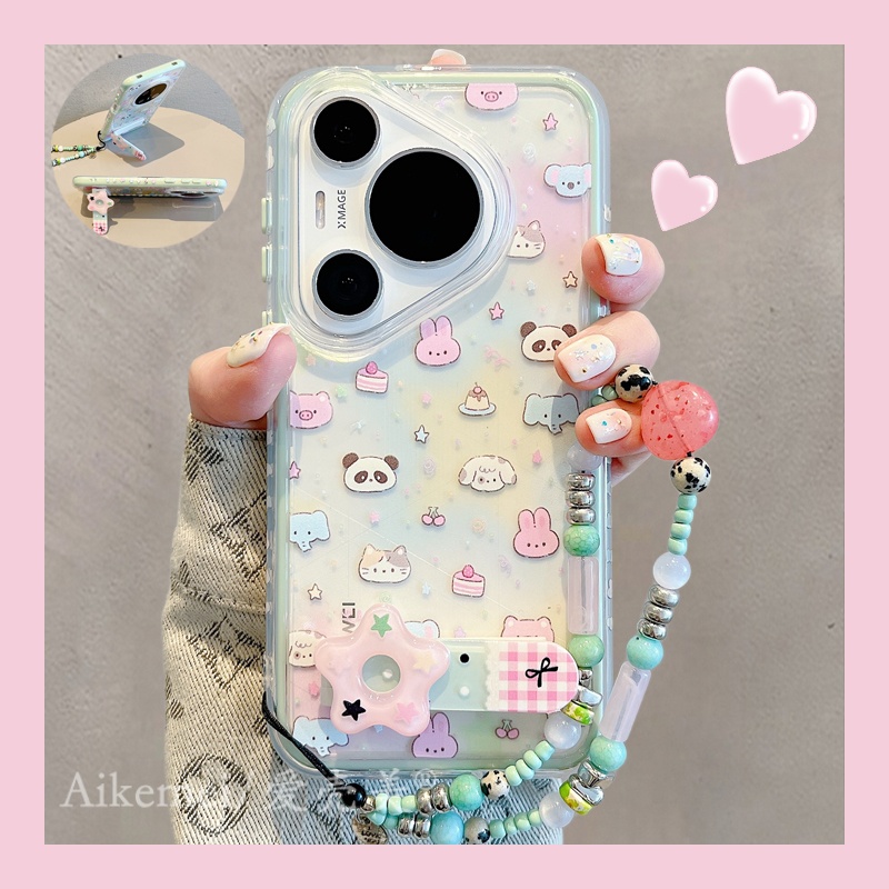 适用华为pura70pro+卡通手机壳女