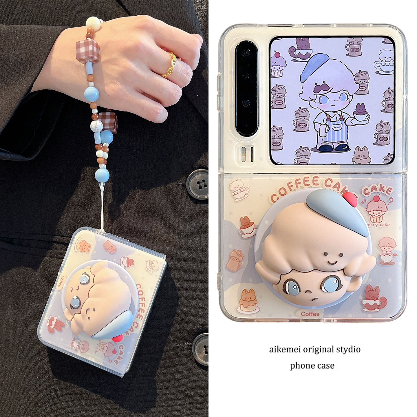 适用华为puraX典藏版卡通手机壳