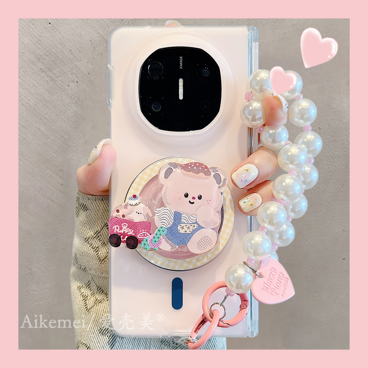 适用华为mateX6典藏版纯色手机壳