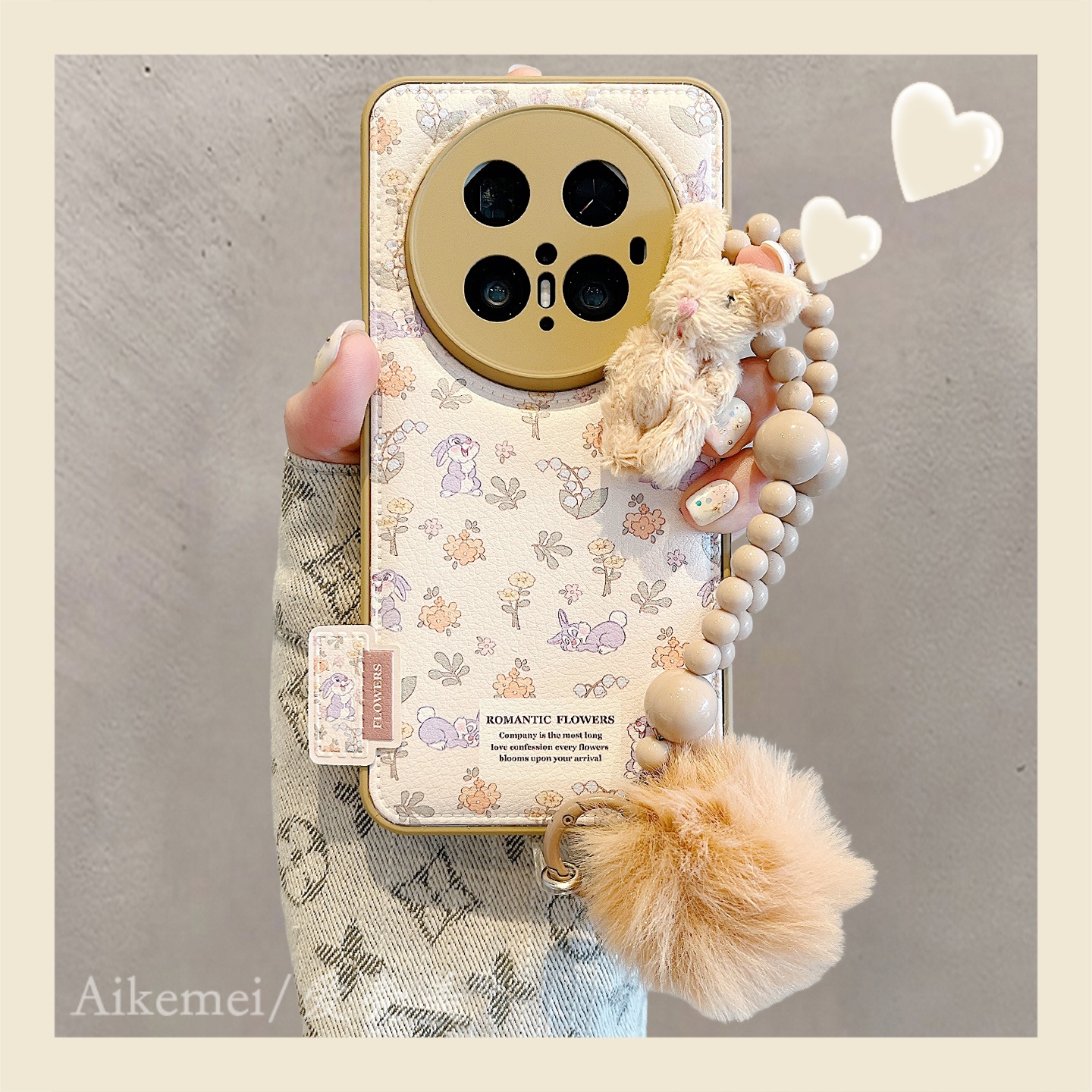 适用华为mate70pro+卡通手机壳女