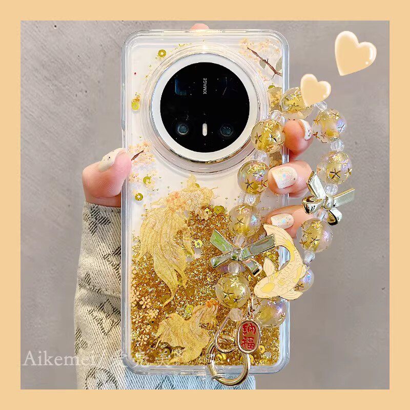 适用华为mate70pro+新款手机壳新中式国风好运锦鲤mate