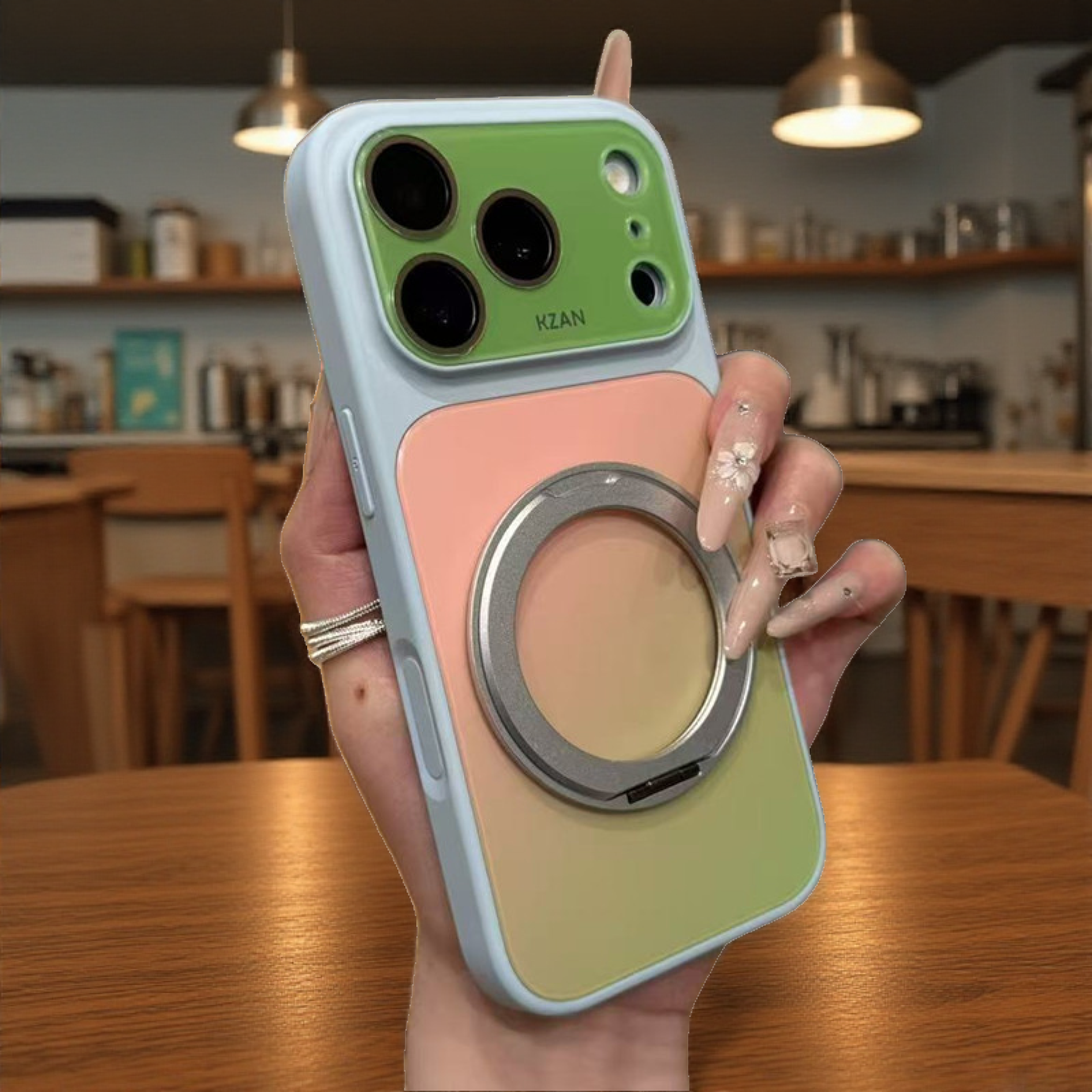 适用于iphone17手机壳新款磁吸全包防摔苹果17promax外壳高级pm带支架15女生大视窗16pro带镜头保护14巨好看