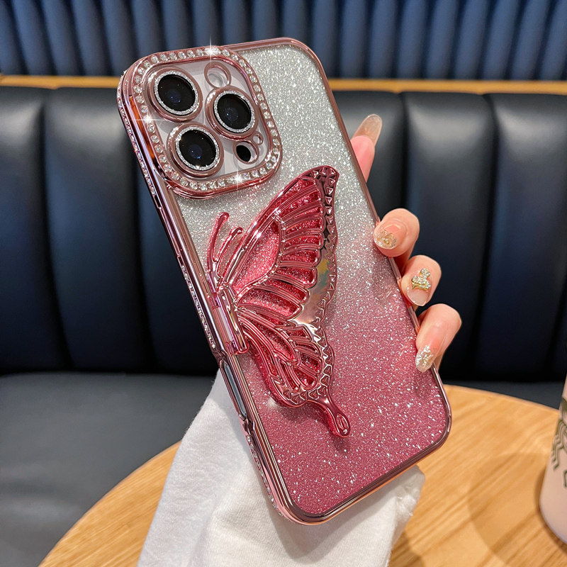 适用苹果16promax手机壳2025新款女款iPhone15外壳超好看plus镜头全包14保护套高级感12轻奢硅胶防摔13带支架