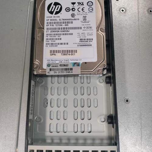 HP/惠普 727398-001 C8R72A 3PAR 600G SAS 2.5 10K 原装拆机