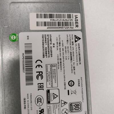 浪潮NF5280M5M4服务器电源DPS-550AB -11A铂金冗电源550W台达