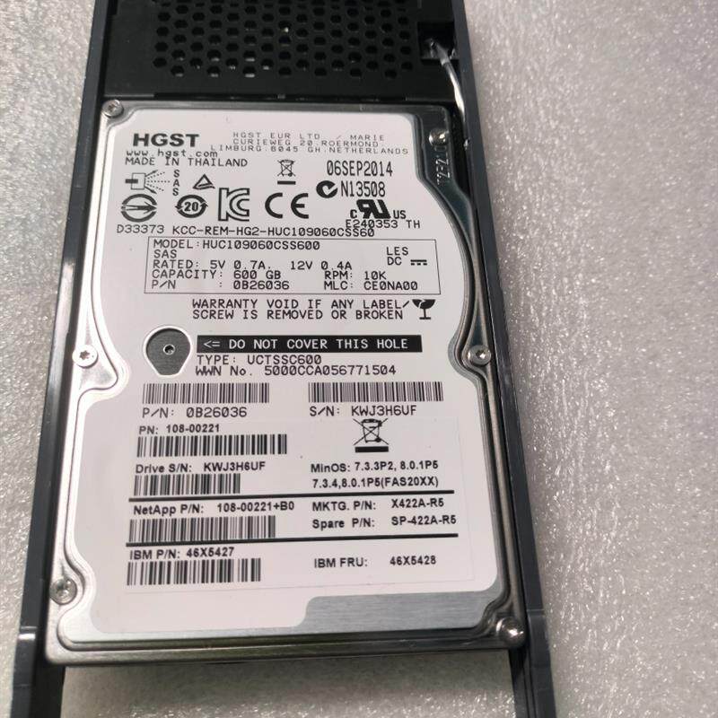 NETAPP X422A-R5 46X5428 46X5427 600G 10K 2.5寸存储硬盘
