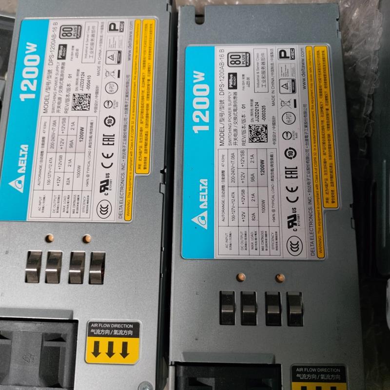 台达服务器冗余电源1200w  DPS-1200AB-16B电源模块