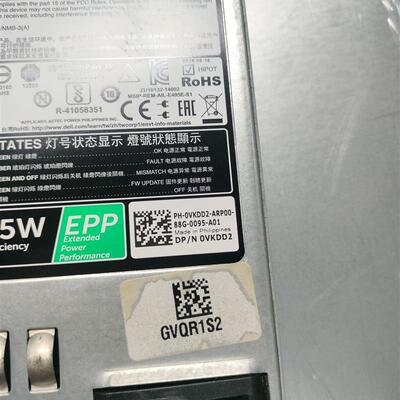 DELL/戴尔 R530 R630 R730/XD 服务器495W绿标 EPP电源 D495E-S1