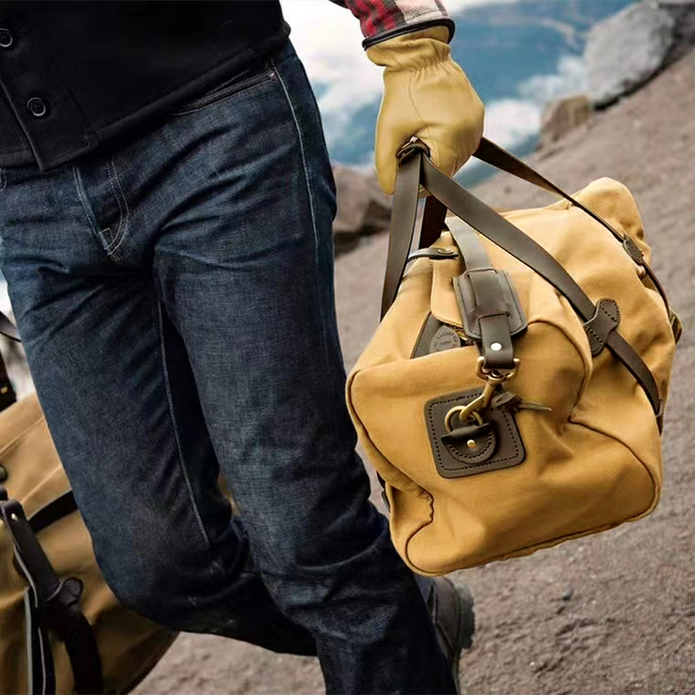 非 Filson 22oz重磅防水油蜡帆布小号旅行包单肩包可手提包 70220