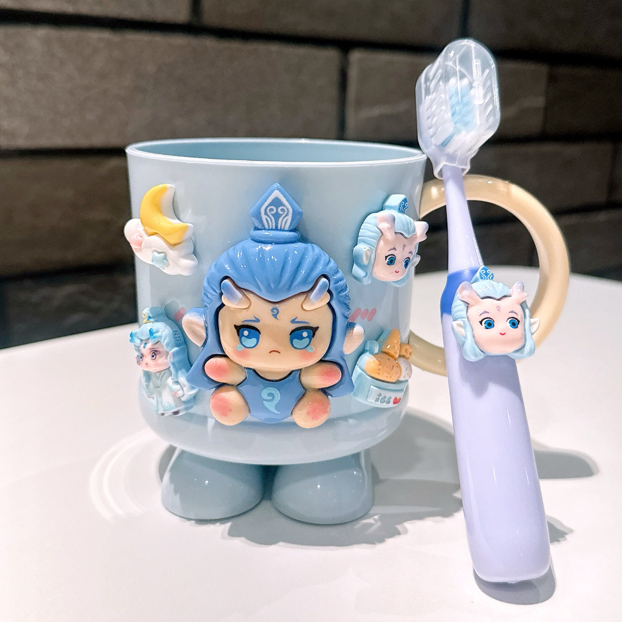 哪吒漱口杯敖丙刷牙杯子家用可爱牙刷男孩女孩儿童宝宝洗漱牙缸,家庭/个人清洁工具,洗漱杯,淘宝优惠券,粉丝福利购,淘宝优惠卷