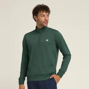 Wilson OC Half-Zip 威尔胜男士网球服半拉链长袖T恤