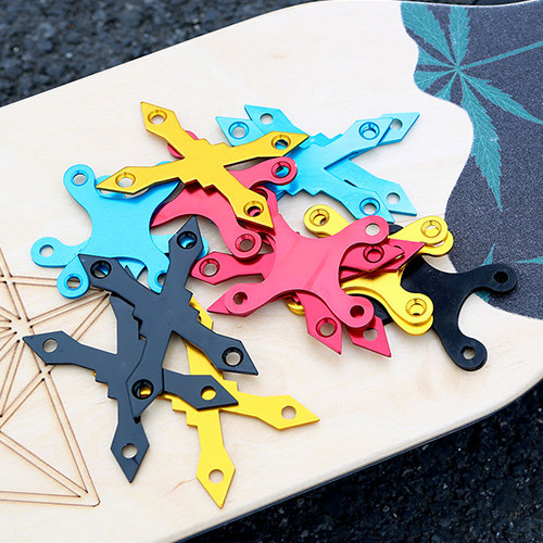 四轮滑板防下陷金属垫片全能长板防桥钉下沉垫双翘舞板砂纸面垫片|ruв категории движение/йога/фитнес/фанаты товаров, на роликах/скейтборд/ограничение движения, скейтборд - от Buy2taobao.com для оказания профессиональной услуги покупки агента Taobao