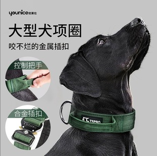 跨境新款 亚马逊狗狗项圈牵引绳项圈中大型犬防爆冲颈圈脖圈