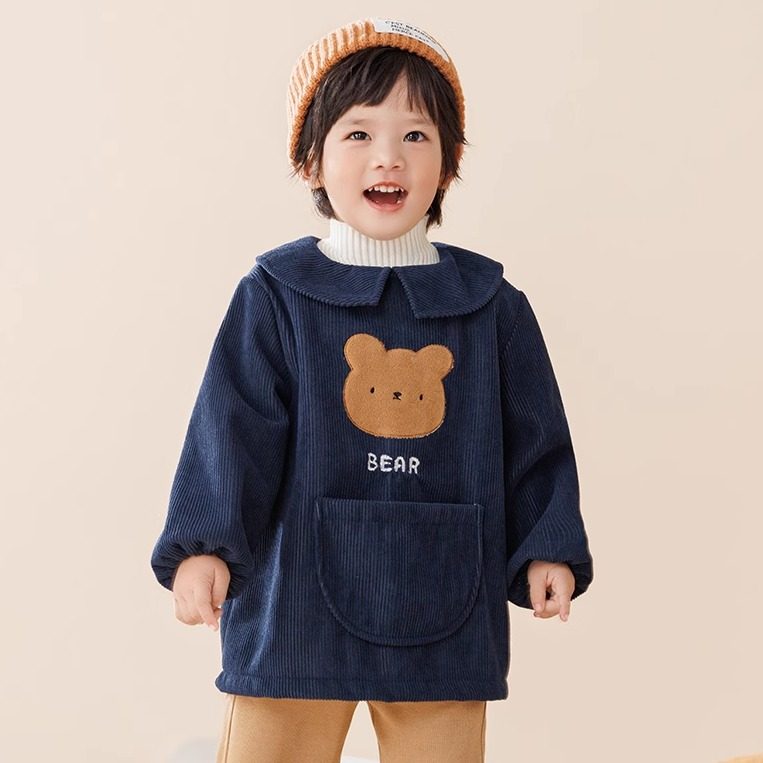 宝宝灯芯绒罩衣男童画画童围兜女孩洋护衣气幼儿园吃饭防脏反穿衣,童装/婴儿装/亲子装,反穿衣/罩衣,淘宝优惠券,粉丝福利购,淘宝优惠卷