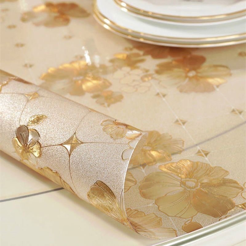 pvc彩色桌布桌垫餐桌垫茶几正方形防水防烫防油长方形免洗隔热垫*