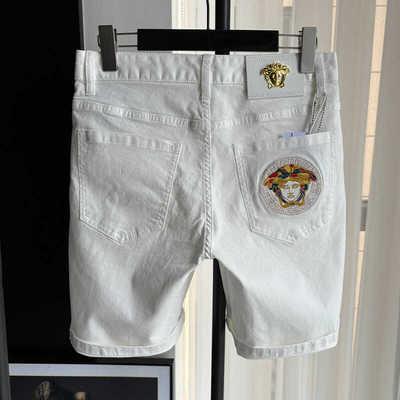 男士薄款五分裤牛仔短裤子夏季