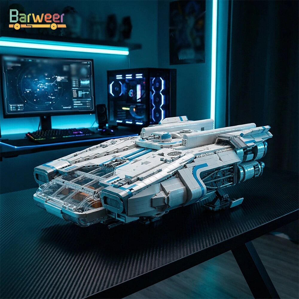 Barweer跨境品牌 星球大战开拓者星战飞船积木高难度拼装玩具