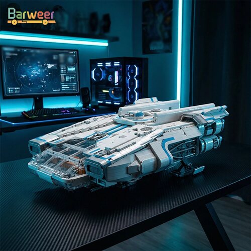 Barweer跨境品牌 星球大战开拓者星战飞船积木高难度拼装玩具