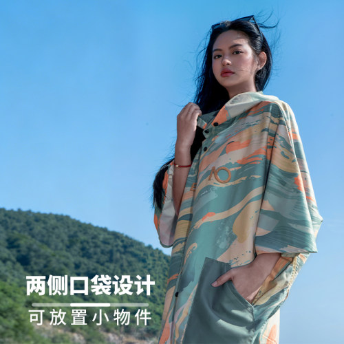 Nu-June防风吸水浴袍游泳潜水