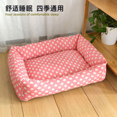 狗窝猫窝四季 通用小型中大型猫床垫子泰迪柯基清凉宠物用品床屋房