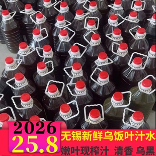 野生新鲜乌饭叶汁水南烛叶汁乌饭树叶汁乌米汁2500g乌米饭乌米粽